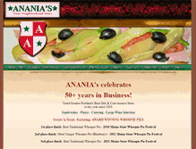 Tablet Screenshot of ananiasvariety.com